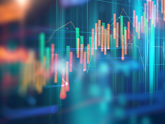 Colorful digital chart
